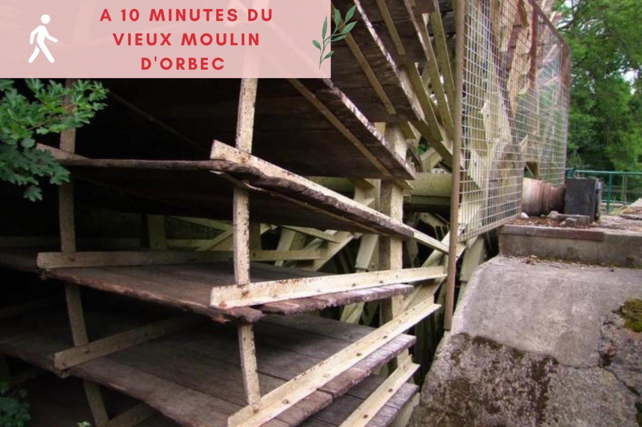 Suite Jungle - Jardin, Netflix Et Parking - Le Manoir Aux Pommes Orbec Екстериор снимка