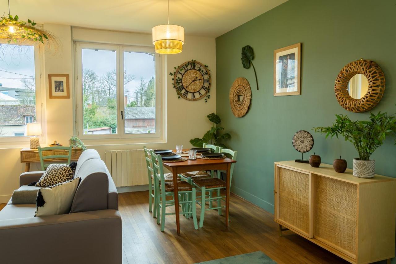 Suite Jungle - Jardin, Netflix Et Parking - Le Manoir Aux Pommes Orbec Екстериор снимка