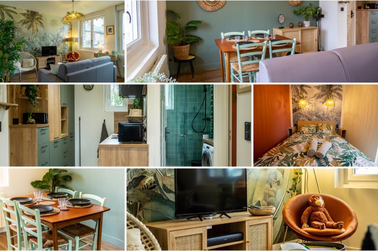 Suite Jungle - Jardin, Netflix Et Parking - Le Manoir Aux Pommes Orbec Екстериор снимка