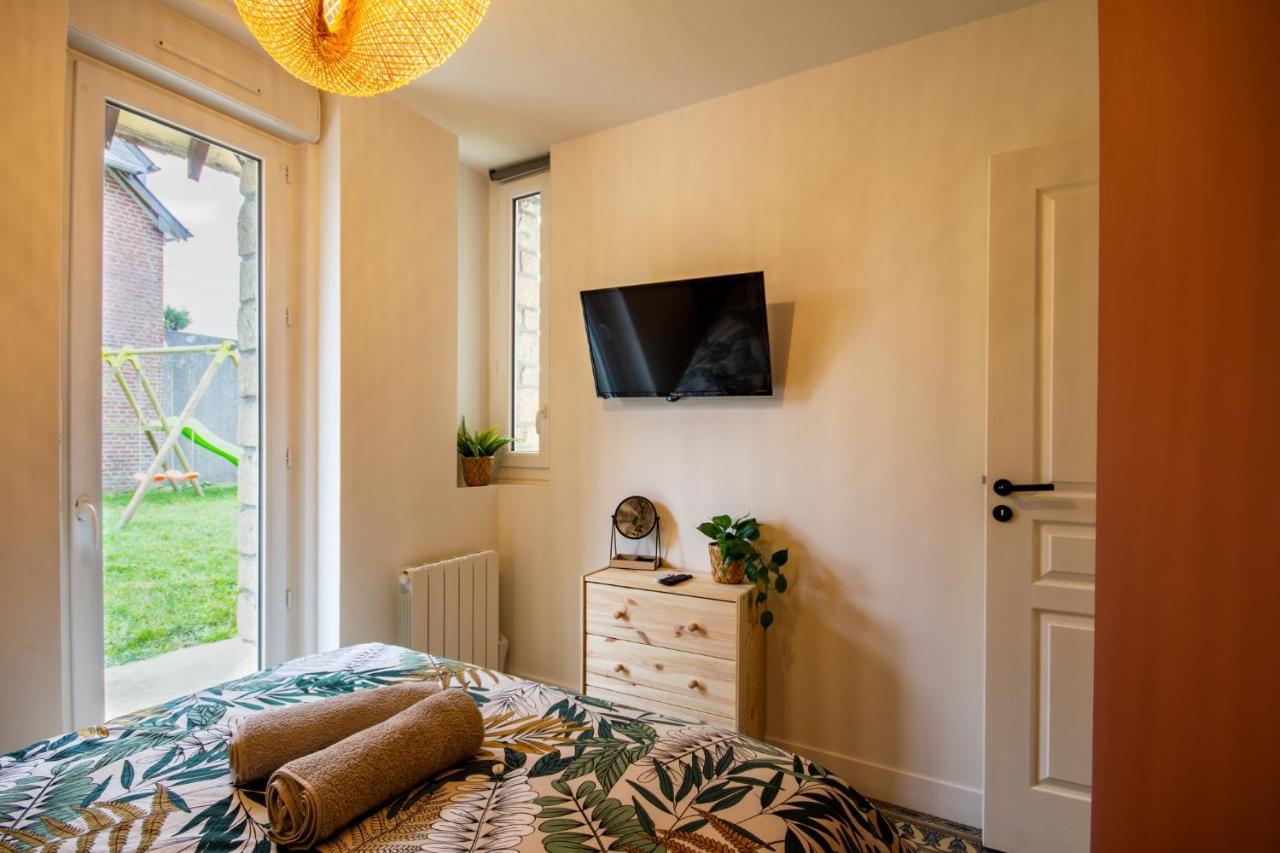 Suite Jungle - Jardin, Netflix Et Parking - Le Manoir Aux Pommes Orbec Екстериор снимка